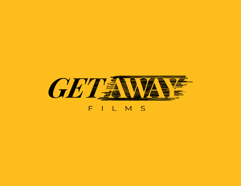 Logo Getaway version noir sur fond jaune