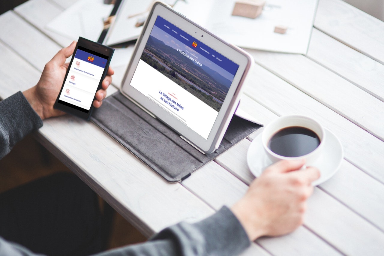 Web Design responsive - Maire des Mées